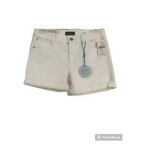 DL1961 Youth Girls Off White New Piper Cuffed Shorts 16 Stretch Designer Denim